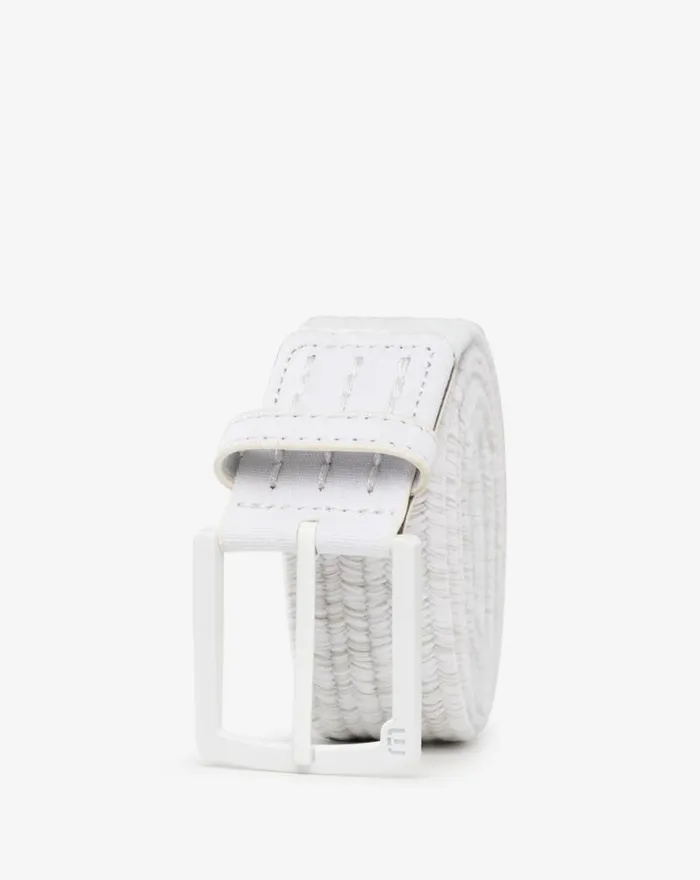 Accessories POPSICLE 20 STRETCH WOVEN BELT Whitemicro Chip TravisMathew Belts