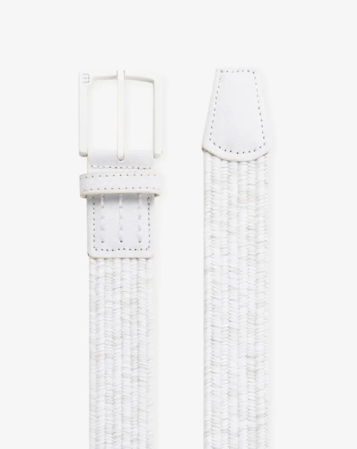 Accessories POPSICLE 20 STRETCH WOVEN BELT Whitemicro Chip TravisMathew Belts