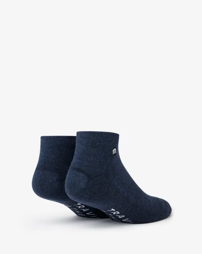 Accessories SHORTY SMALLS 20 ANKLE SOCK Heather Mood Indigo TravisMathew Socks