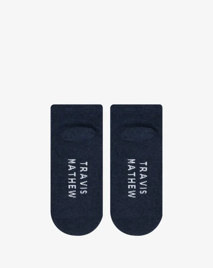 Accessories SHORTY SMALLS 20 ANKLE SOCK Heather Mood Indigo TravisMathew Socks