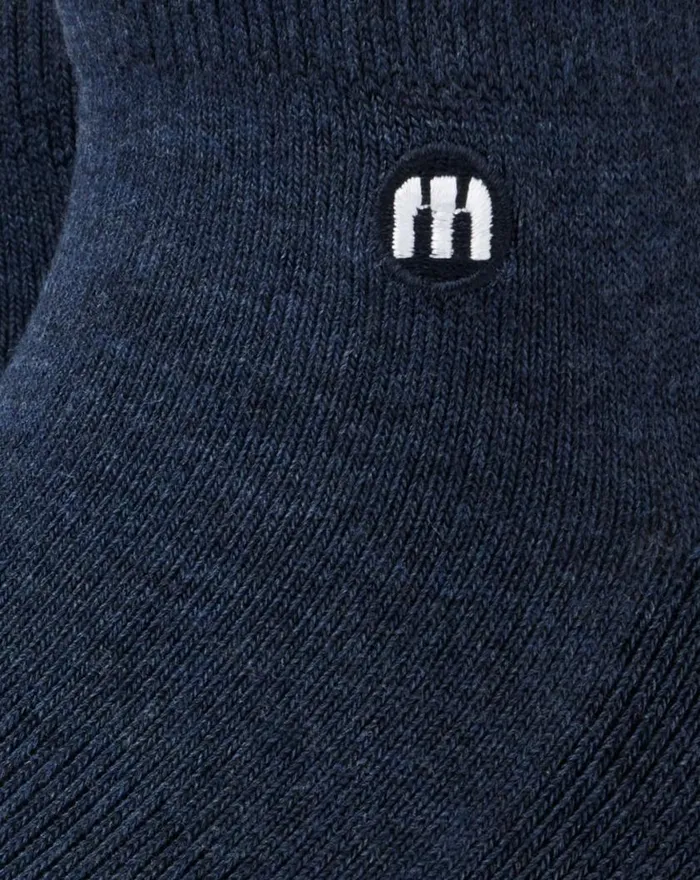Accessories SHORTY SMALLS 20 ANKLE SOCK Heather Mood Indigo TravisMathew Socks
