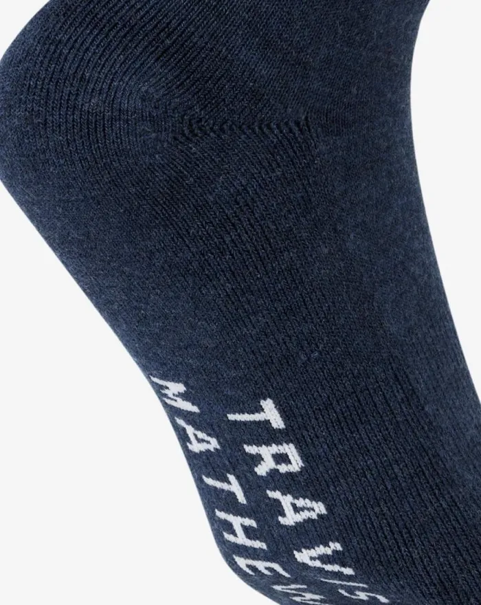 Accessories SHORTY SMALLS 20 ANKLE SOCK Heather Mood Indigo TravisMathew Socks