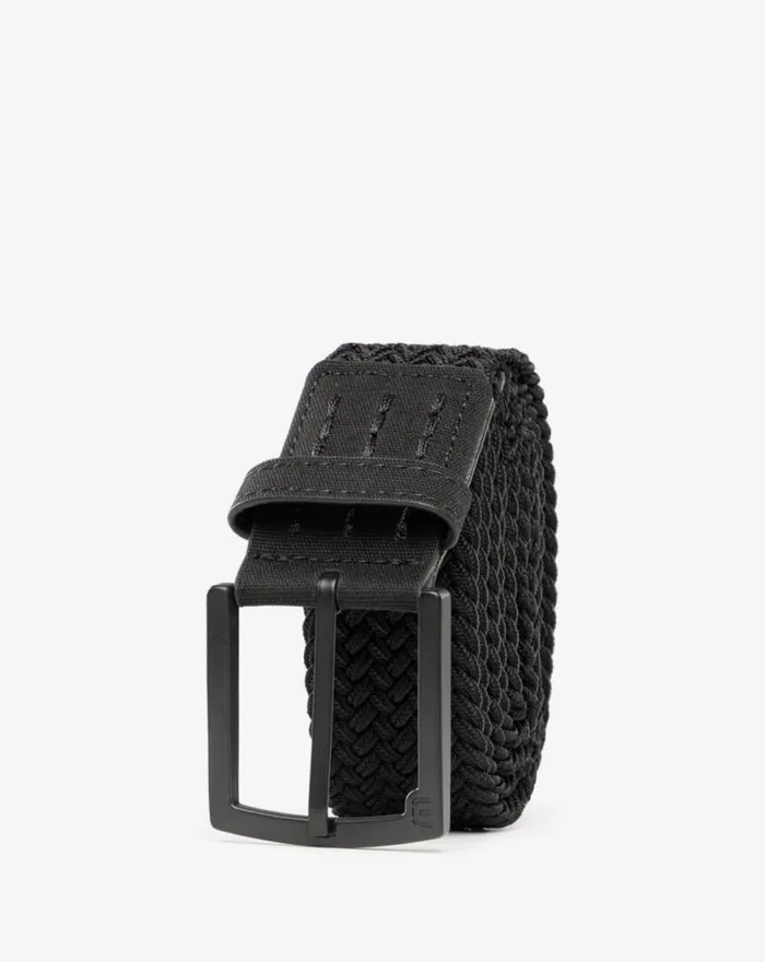 Accessories VOODOO 20 STRETCH WOVEN BELT Black TravisMathew Belts