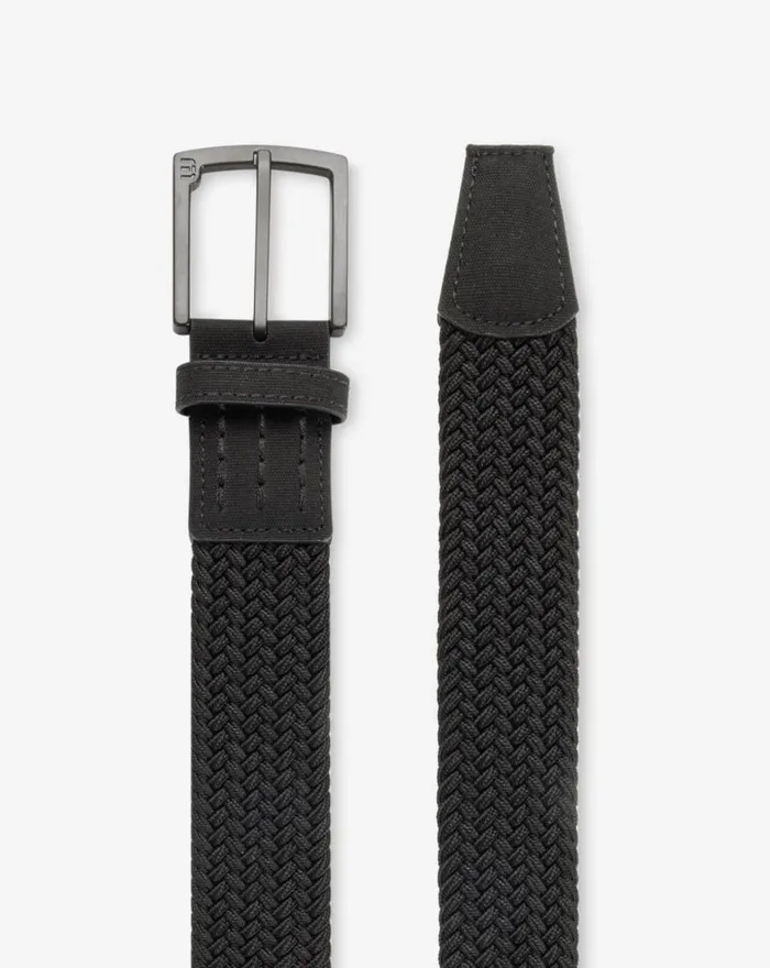 Accessories VOODOO 20 STRETCH WOVEN BELT Black TravisMathew Belts
