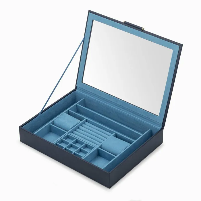 Adina Reyter Extras Large Blue Jewelry Box 8211 FEATURED
