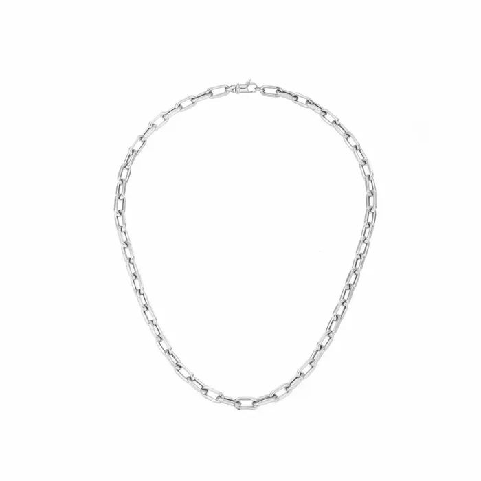 Adina Reyter Italian Chains and Sets 53mm Italian Chain Link Necklace In Sterling Silver Sterling Silver 8211 Necklaces