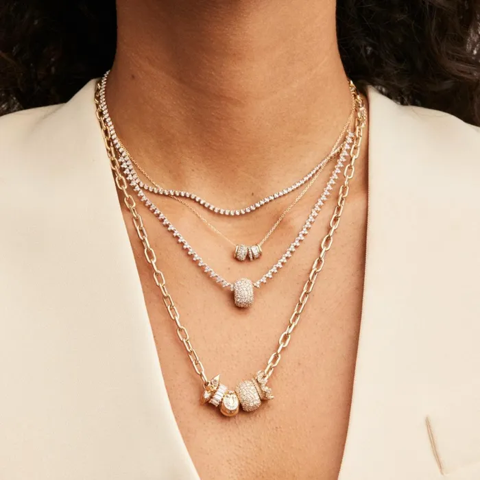 Adina Reyter Italian Chains and Sets Dummy Necklace Not For Sale 14k Yellow Gold 8211 Necklaces