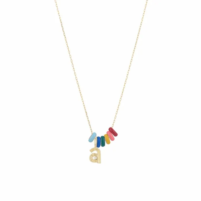 Adina Reyter Mini Bead Necklaces Love Necklace 8211 One Initial 9k Yellow Gold 8211 Necklaces Adina Reyter Mini Bead Necklaces Love Necklace 8211 One Initial 9k Yellow Gold 8211 Necklaces