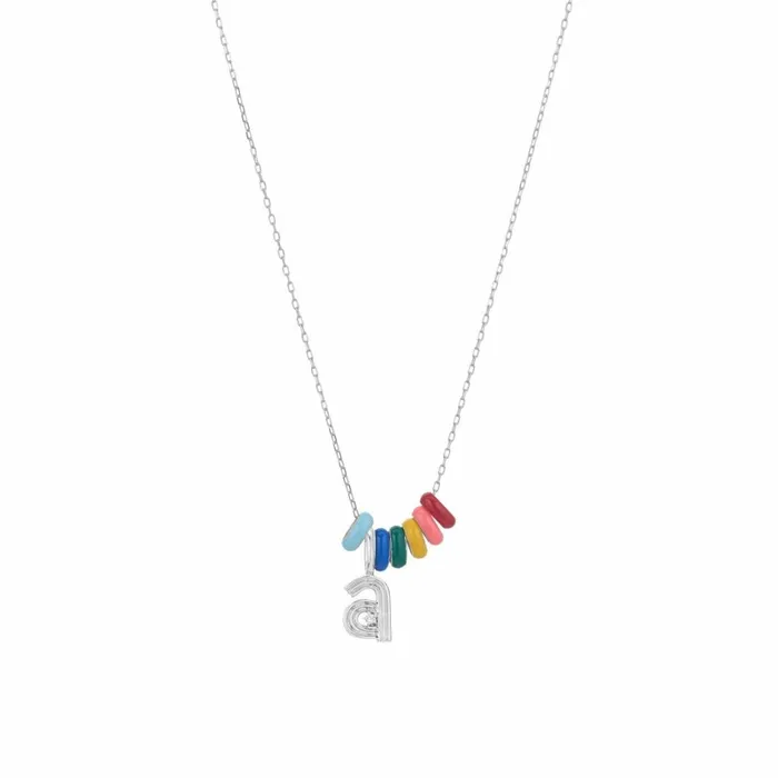 Adina Reyter Mini Bead Necklaces Love Necklace 8211 One Initial In Sterling Silver Sterling Silver 8211 Necklaces Adina Reyter Mini Bead Necklaces Love Necklace 8211 One Initial In Sterling Silver Sterling Silver 8211 Necklaces