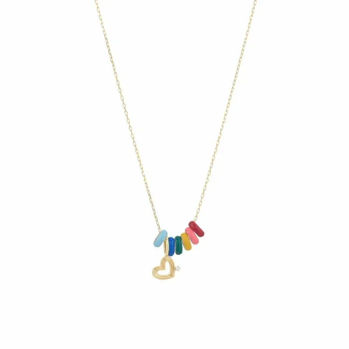 Adina Reyter Mini Bead Necklaces Love Necklace 8211 One Symbol 9k Yellow Gold 8211 Necklaces Adina Reyter Mini Bead Necklaces Love Necklace 8211 One Symbol 9k Yellow Gold 8211 Necklaces