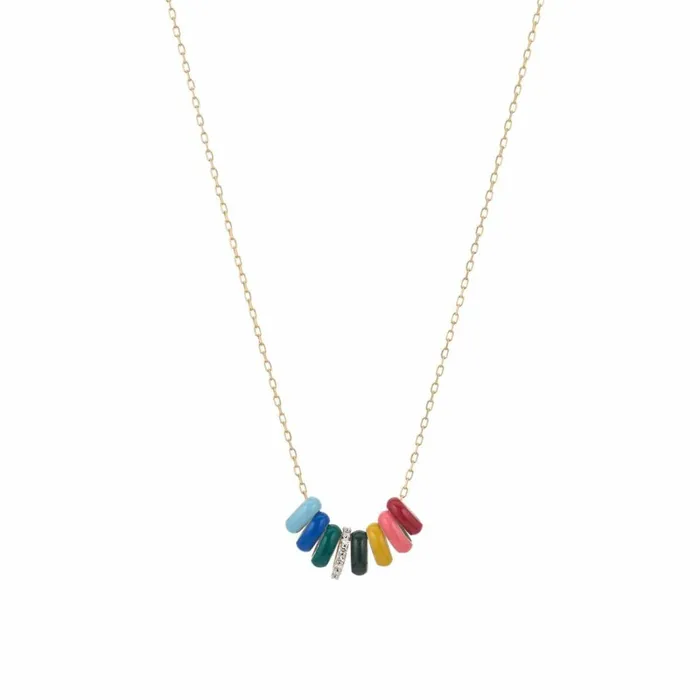 Adina Reyter Mini Bead Necklaces Mini Bead Diamond Enamel Love Necklace 8211 Necklaces Adina Reyter Mini Bead Necklaces Mini Bead Diamond Enamel Love Necklace 8211 Necklaces