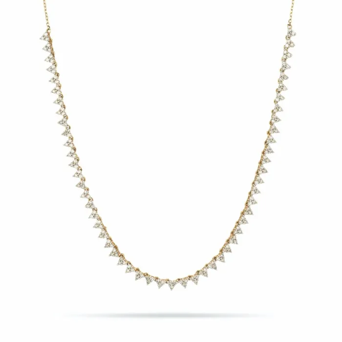 Adina Reyter Tennis Necklaces Diamond Cluster Half Riviera Necklace 8211 Necklaces Adina Reyter Tennis Necklaces Diamond Cluster Half Riviera Necklace 8211 Necklaces