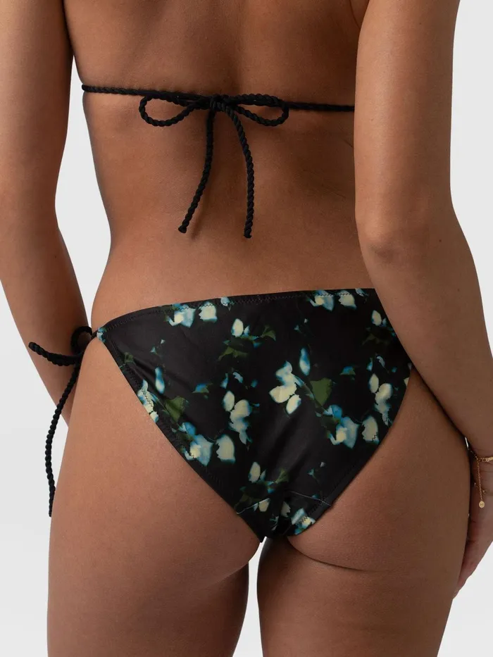 Alba Tie Side Bikini Bottom 8211 Blue Aurora Blue Aurora Women Saint And Sofia Swimwear