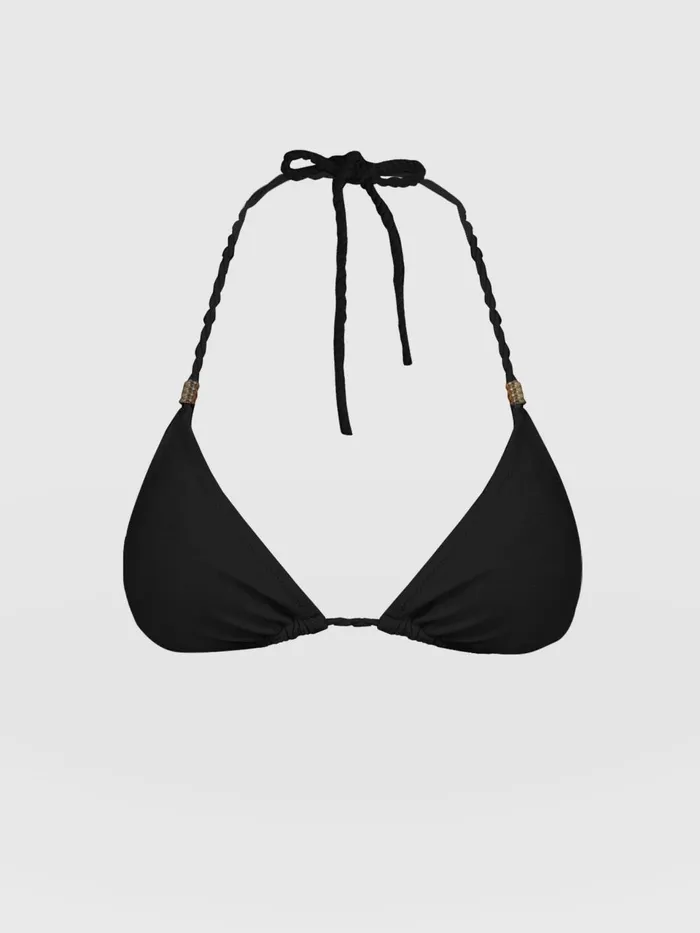 Alba Triangle Bikini Top 8211 Black Black Women Saint And Sofia Swimwear