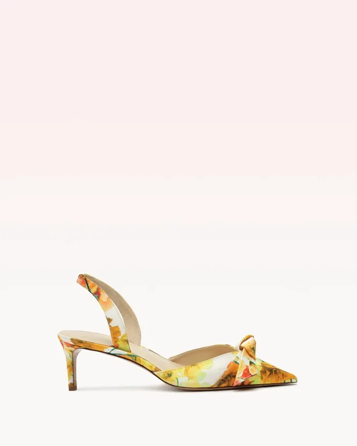 Alexandre Birman Clarita Slingback 60 Yellow Floral Pumps Yellow Women Alexandre Birman Pumps Alexandre Birman Clarita Slingback 60 Yellow Floral Pumps Yellow Women Alexandre Birman Pumps