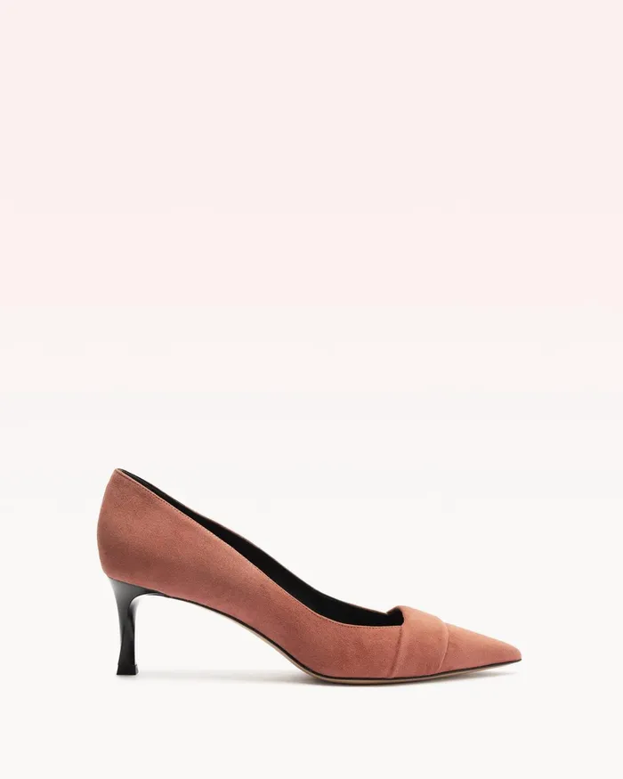 Ally 60 Thin Suede Clay Clay Women Alexandre Birman Pumps
