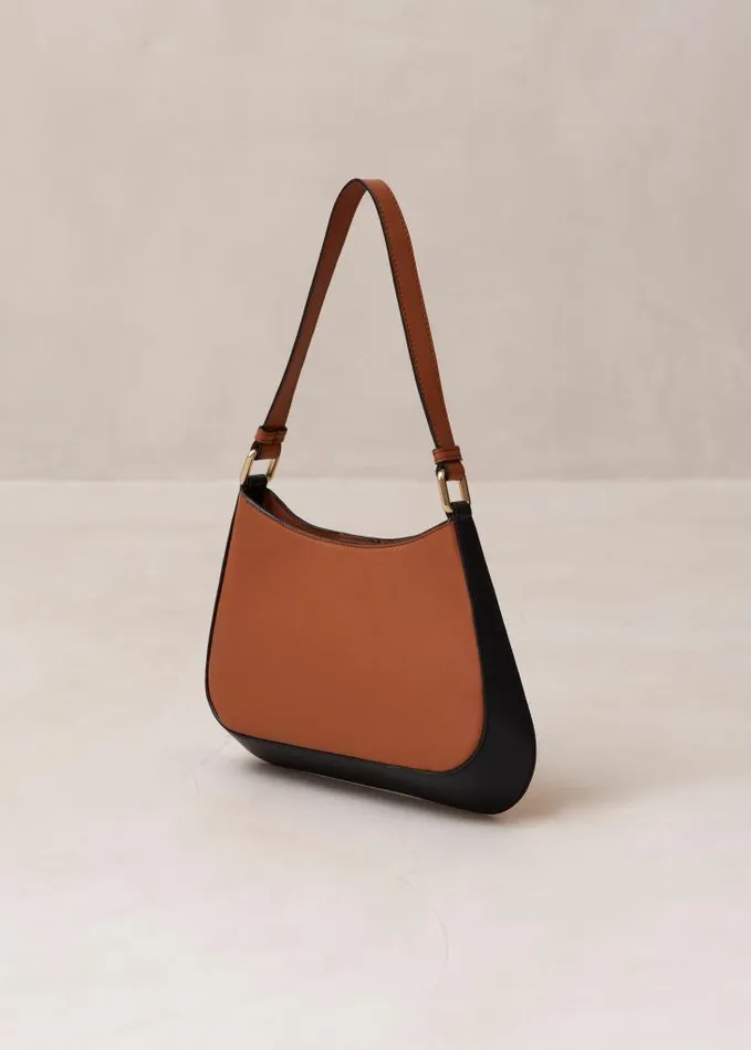 ALOHAS Bags Women The C Bicolor 8211 Black And Brown Leather Handbag