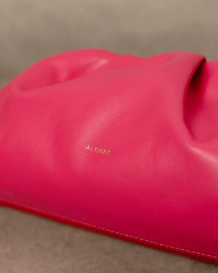 ALOHAS Bags Women The D 8211 Red And Pink Leather Handbag