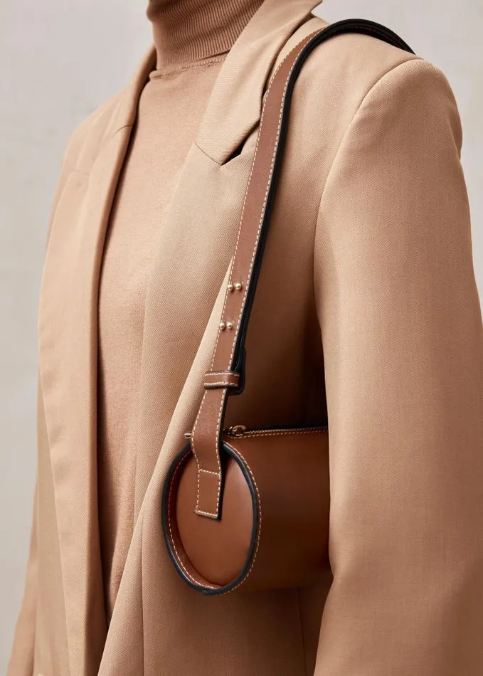 ALOHAS Bags Women The I 8211 Brown Leather Handbag