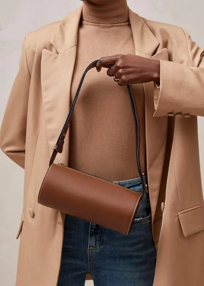 ALOHAS Bags Women The I 8211 Brown Leather Handbag