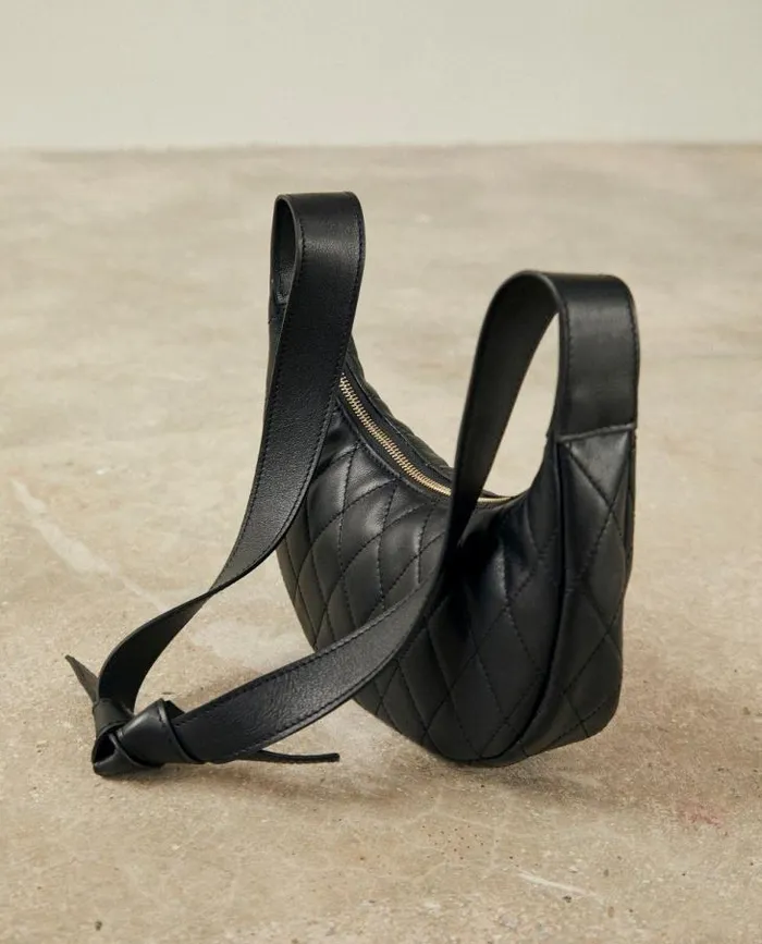 ALOHAS Bags Women The J 8211 Black Leather Handbag