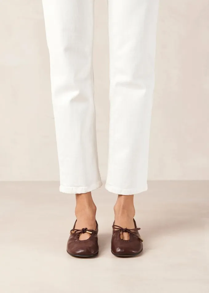 ALOHAS Ballet Flats Women Rosalind 8211 Brown Ballet Flats