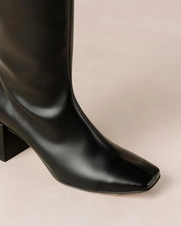 ALOHAS Boots Women Chalk Black