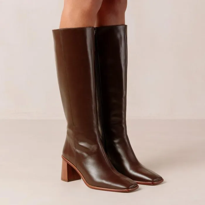 ALOHAS Boots Women East Coffee Brown