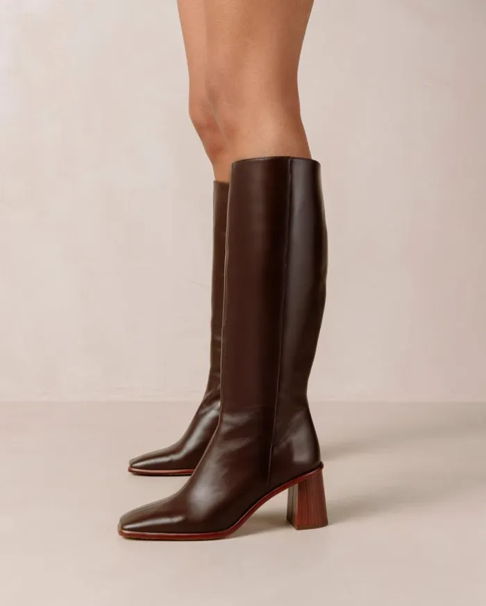 ALOHAS Boots Women East Coffee Brown