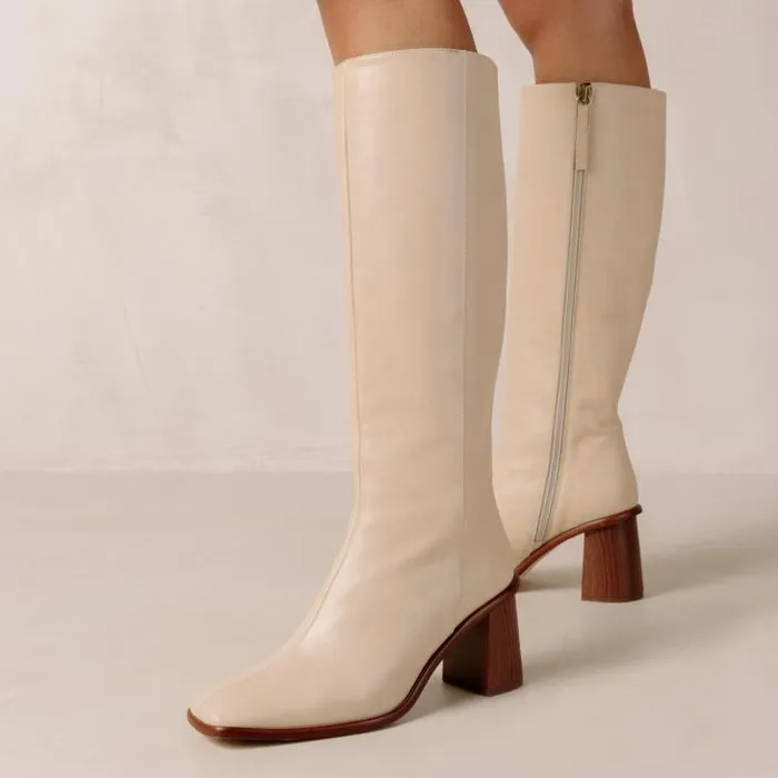 ALOHAS Boots Women East Cream