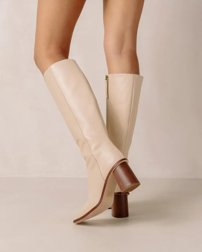 ALOHAS Boots Women East Cream