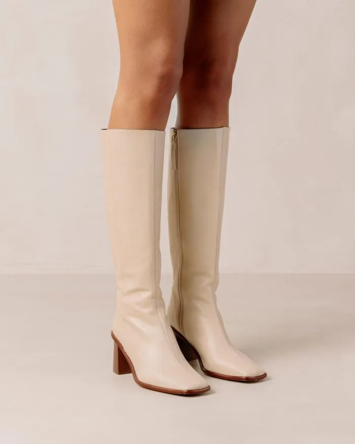 ALOHAS Boots Women East Cream