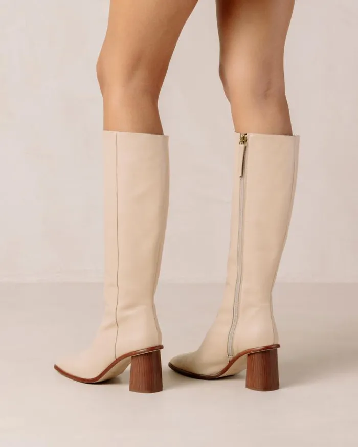ALOHAS Boots Women East Cream