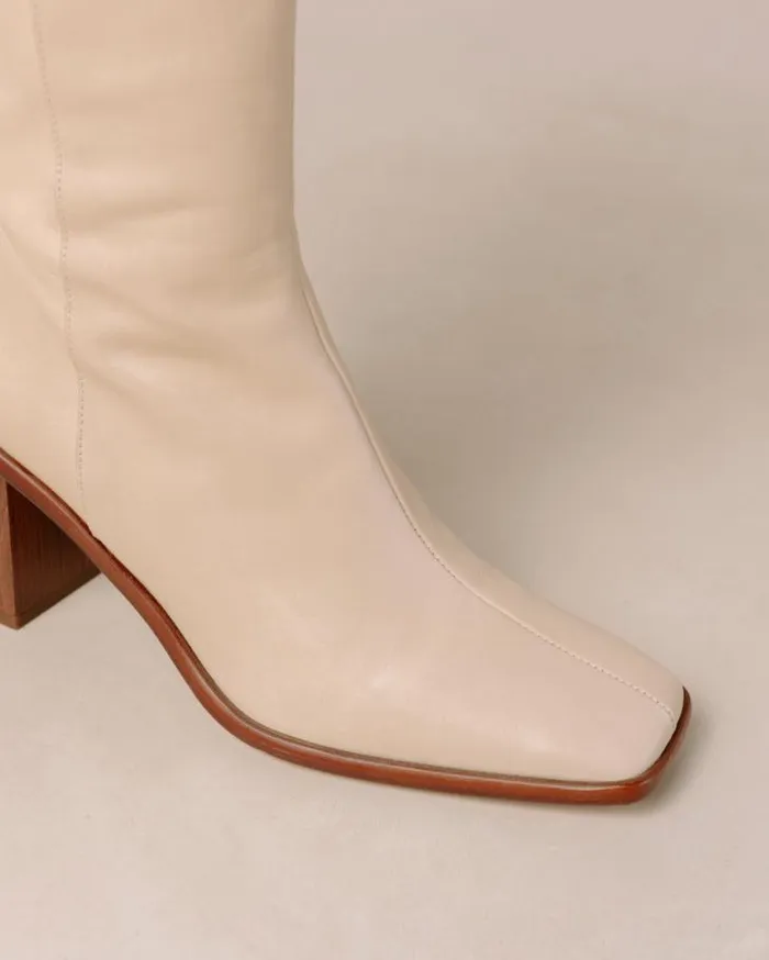 ALOHAS Boots Women East Cream