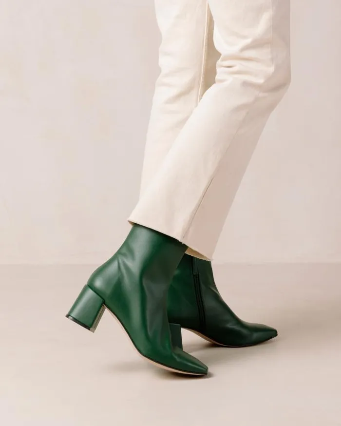 ALOHAS Boots Women Watercolor Cucumber Green