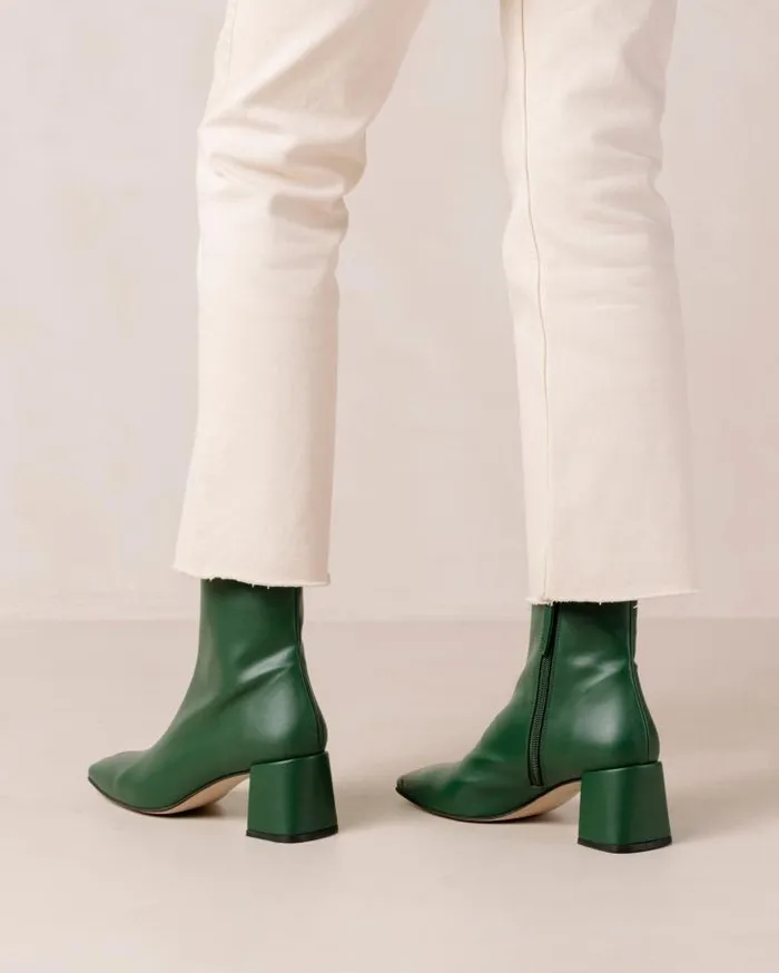 ALOHAS Boots Women Watercolor Cucumber Green