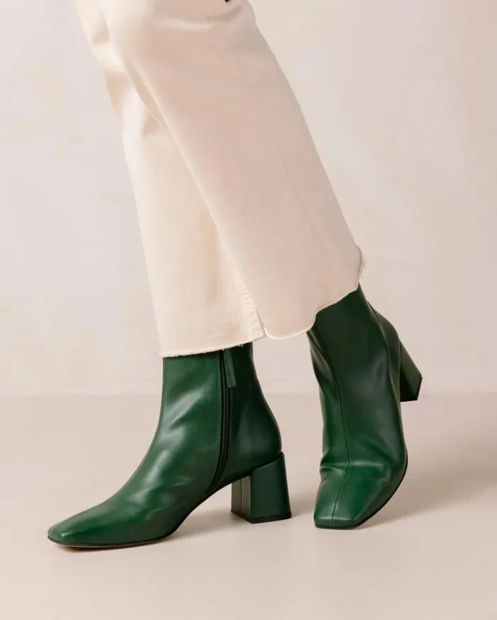 ALOHAS Boots Women Watercolor Cucumber Green
