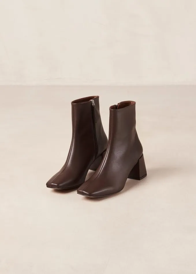ALOHAS Boots Women Watercolor Umber Brown