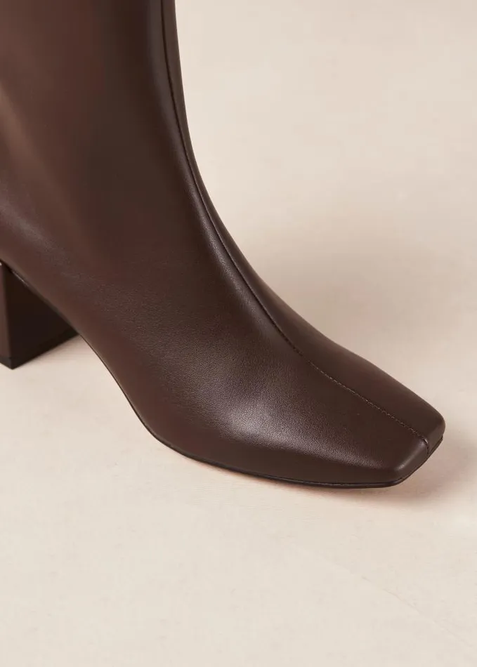 ALOHAS Boots Women Watercolor Umber Brown