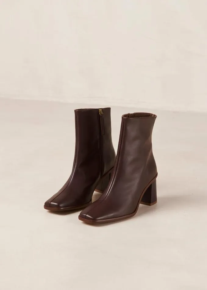 ALOHAS Boots Women West Cape 8211 Red Leather Boots