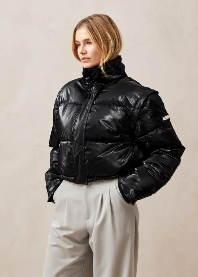 ALOHAS Coats Women Chicago 8211 Black Padded Jacket