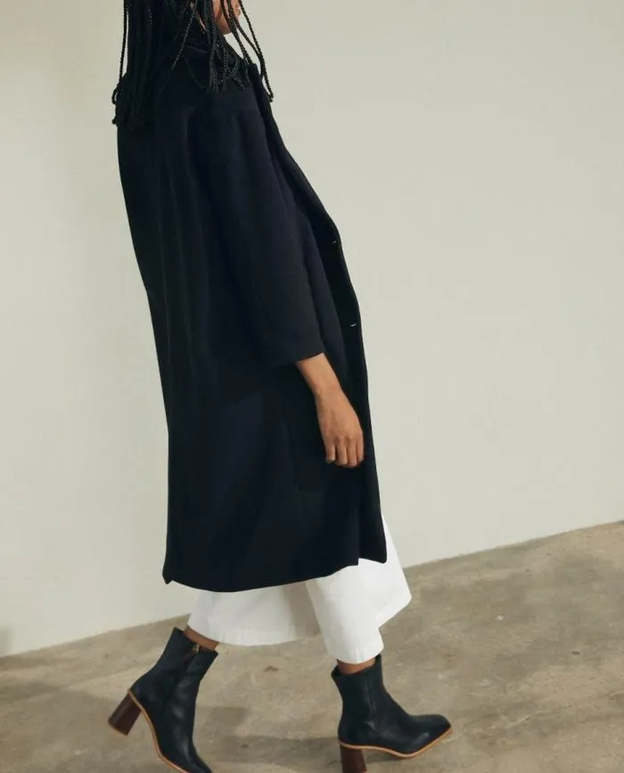 ALOHAS Coats Women Temptation 8211 Black Wool Coat