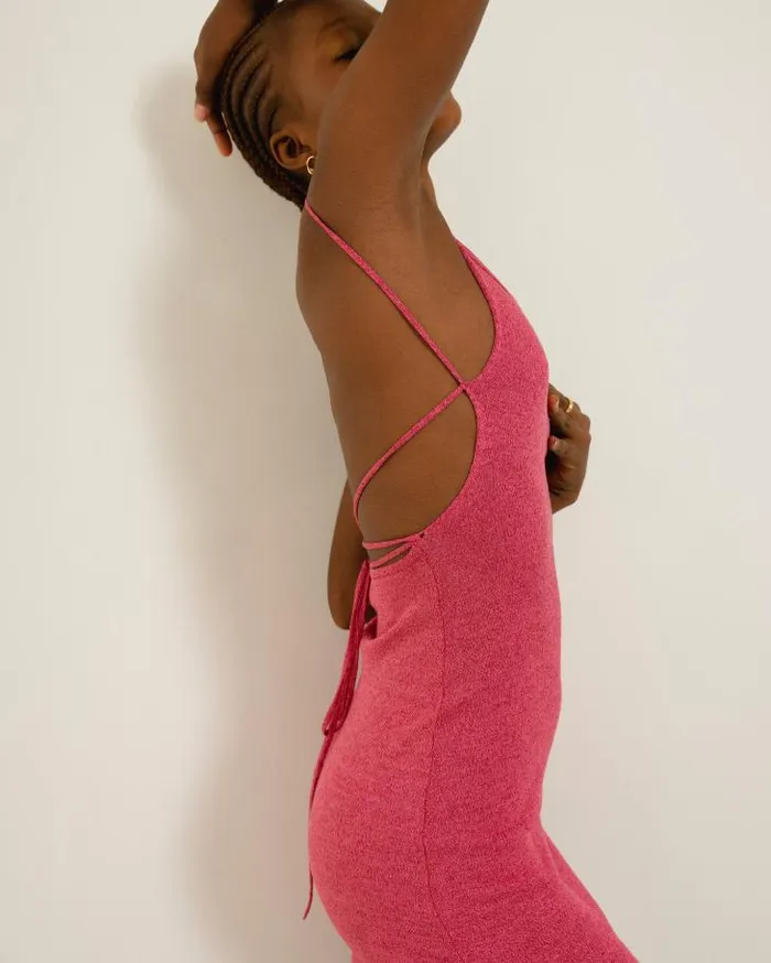 ALOHAS Dresses Women Campbell Glim 8211 Pink Knit Dress