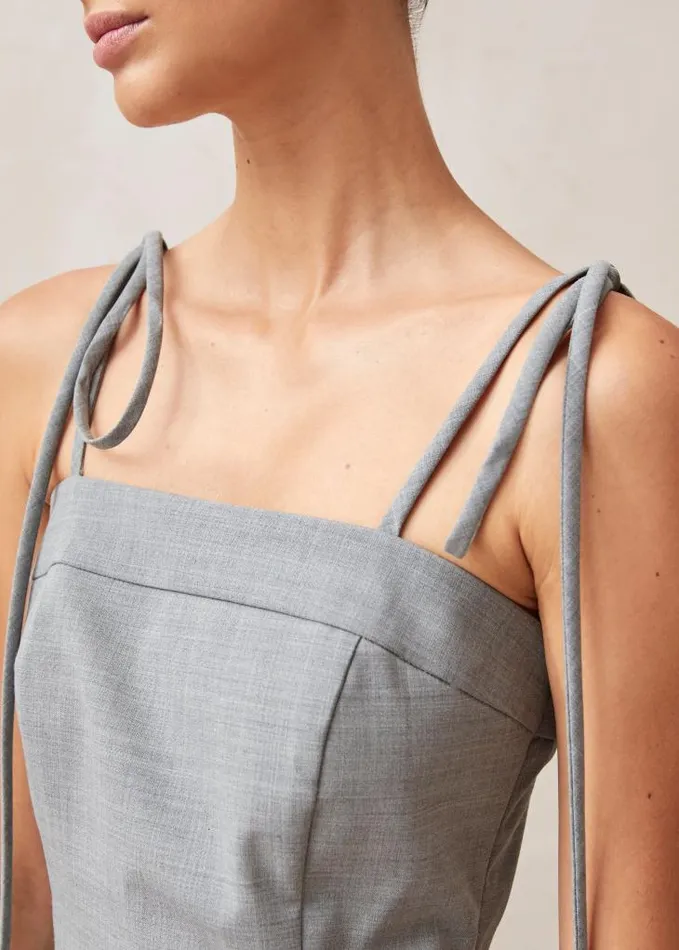 ALOHAS Dresses Women Caroline 8211 Grey WoolBlend Dress