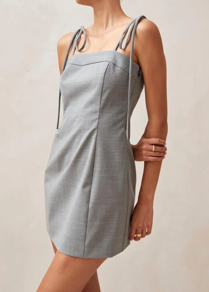 ALOHAS Dresses Women Caroline 8211 Grey WoolBlend Dress