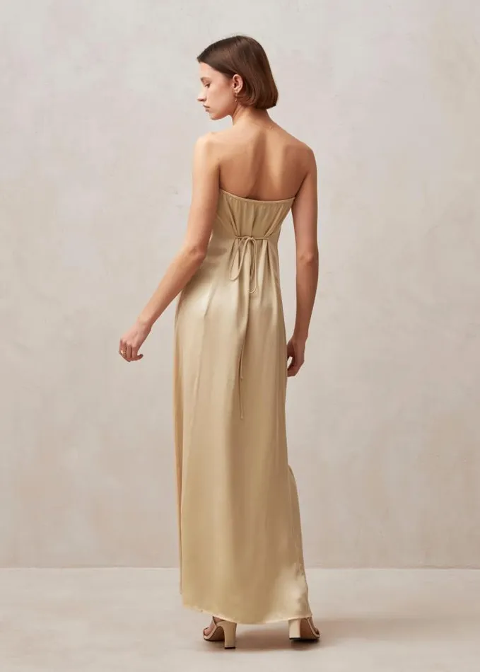 ALOHAS Dresses Women Ilia 8211 Beige Maxi Dress