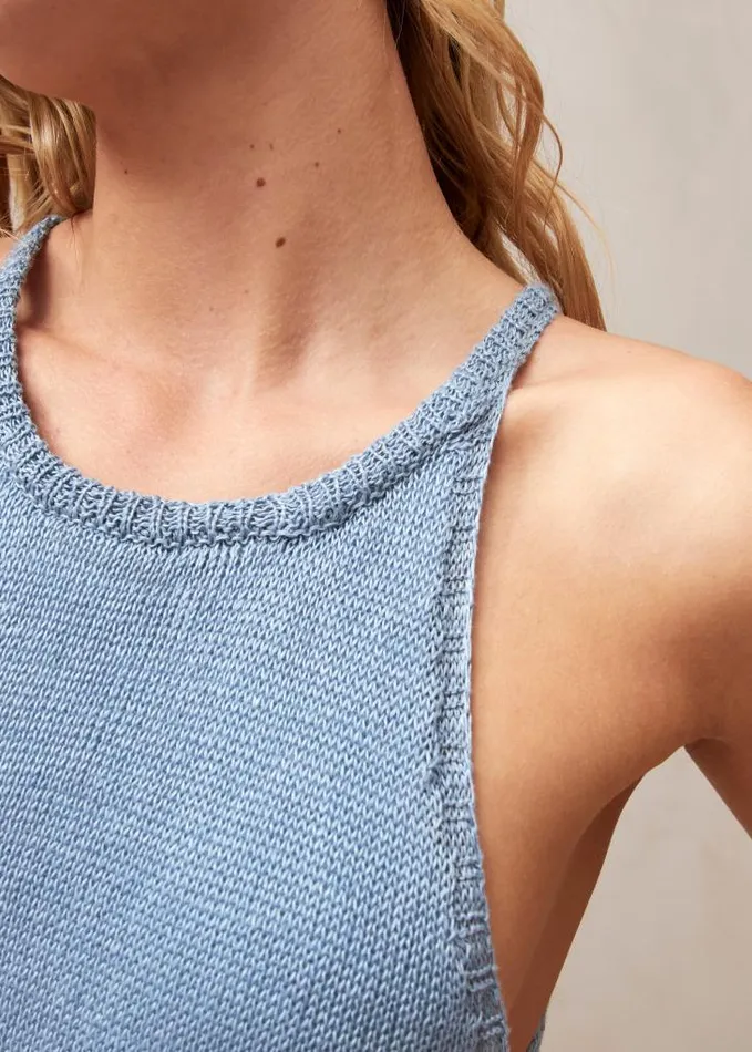 ALOHAS Dresses Women Sorrento 8211 Blue Knit Dress