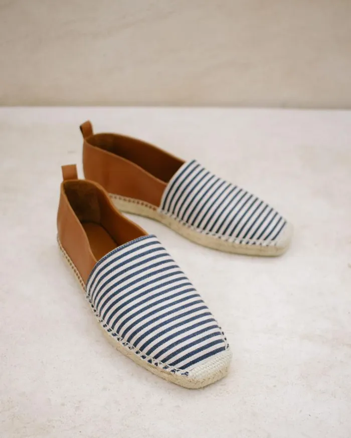 ALOHAS Espadrilles Women Naval 8211 Blue Leather Espadrilles