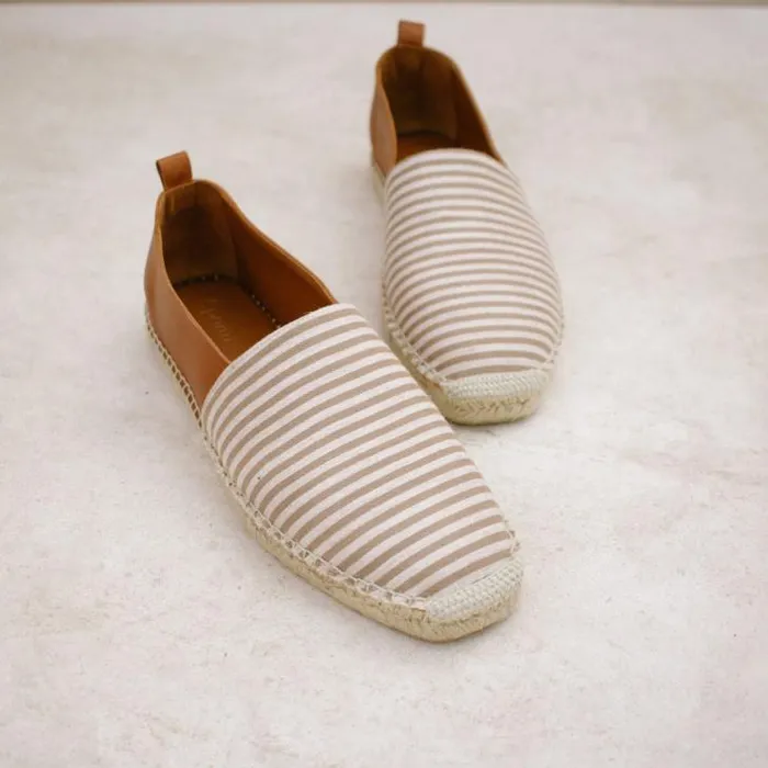 ALOHAS Espadrilles Women Naval 8211 Brown Leather Espadrilles