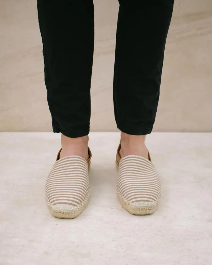 ALOHAS Espadrilles Women Naval 8211 Brown Leather Espadrilles